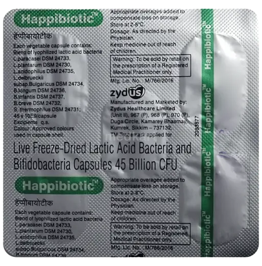 happibiotic ds capsule 10's